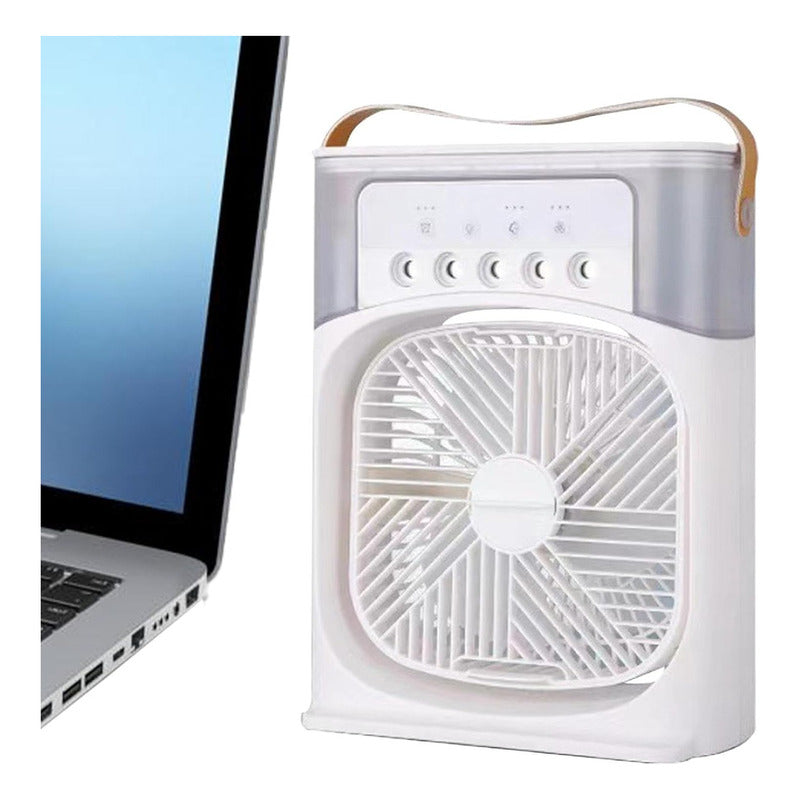 Mini Ventilador Cooling Fan Humificador Usb Evaporador