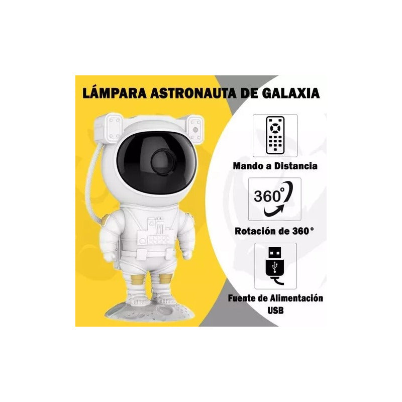 Proyector Lámpara Luz Led Galaxia Astronauta