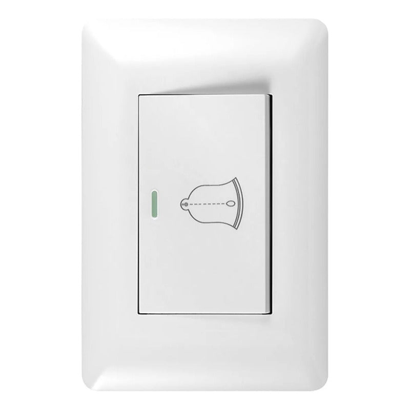 Pack X3  Pulsador Simple Timbre Interruptor 10a 250v  Blanco