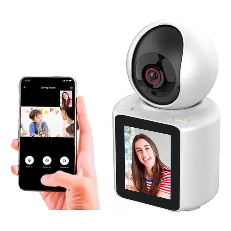 Monitor De Bebé Con Cámara Ip Wifi 2.4g 360°voz Y Video