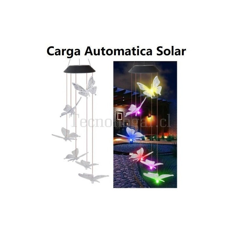 Lampara Jardin Colgante Solar Exterior Resiste Lluvia Blanco