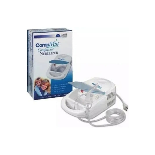 Nebulizador Portátil Compresor Profesional + Pro Color Blanc