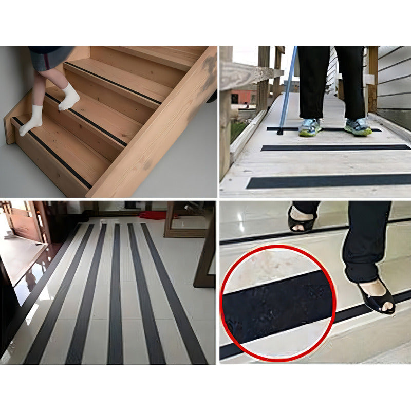 Cinta Antideslizante 5 Metros X 5cm Pisos Escaleras Color