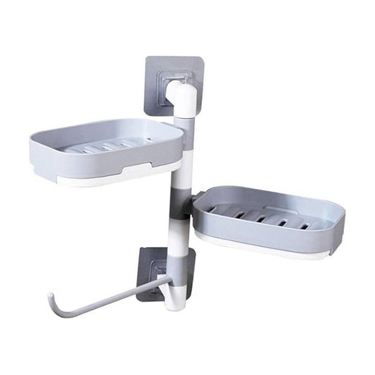 Jabonera Organizador De Ducha Toallas Giratoria Baño Repisa