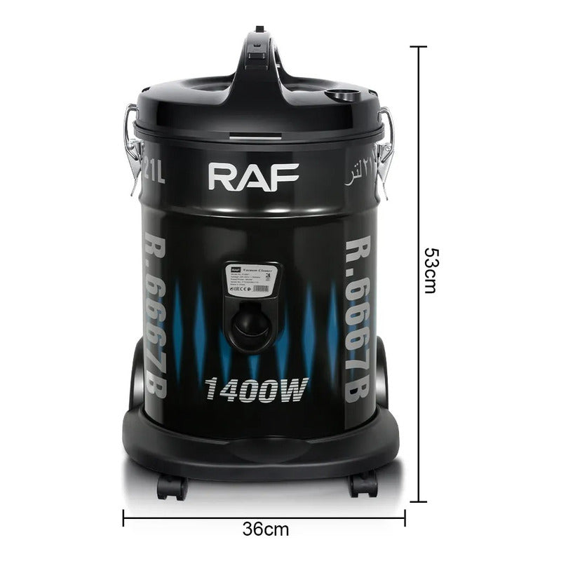 Aspiradora Vacuum Ciclónica Cleaner S/fuerte 3000w R-6672 Gris Oscuro
