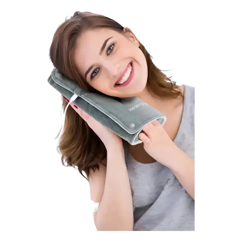 Almohadilla Manta Calienta Cuerpo Manos Espalda Usb 5v Gris Guatero/manta