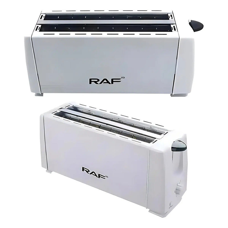 Tostadora Automática Raf 4 Panes 1200w R.265 Blanca Blanco