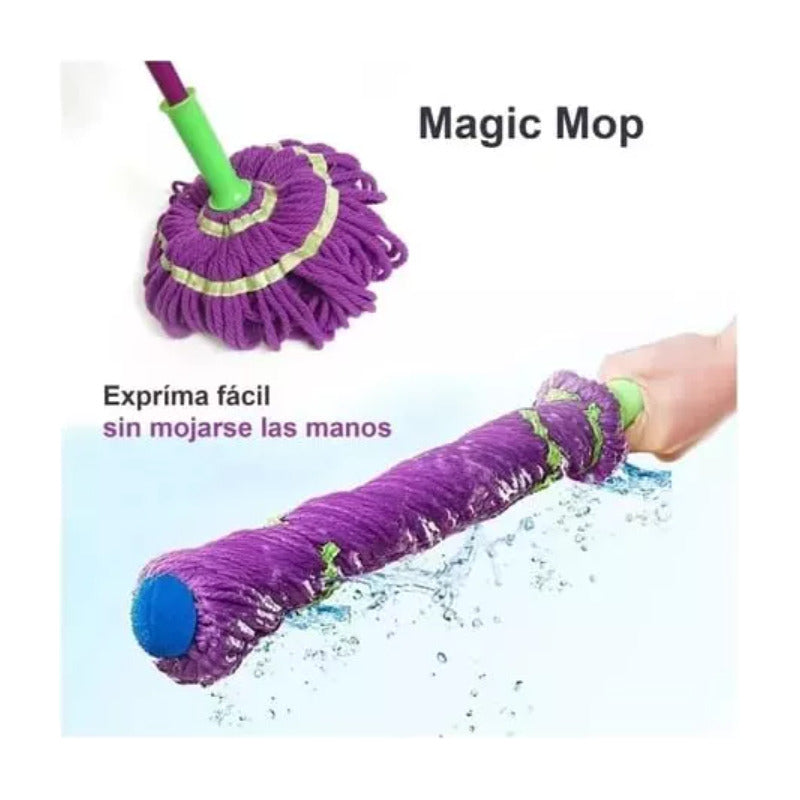 Mopa De Limpieza Sistema Exprimible Trapeador