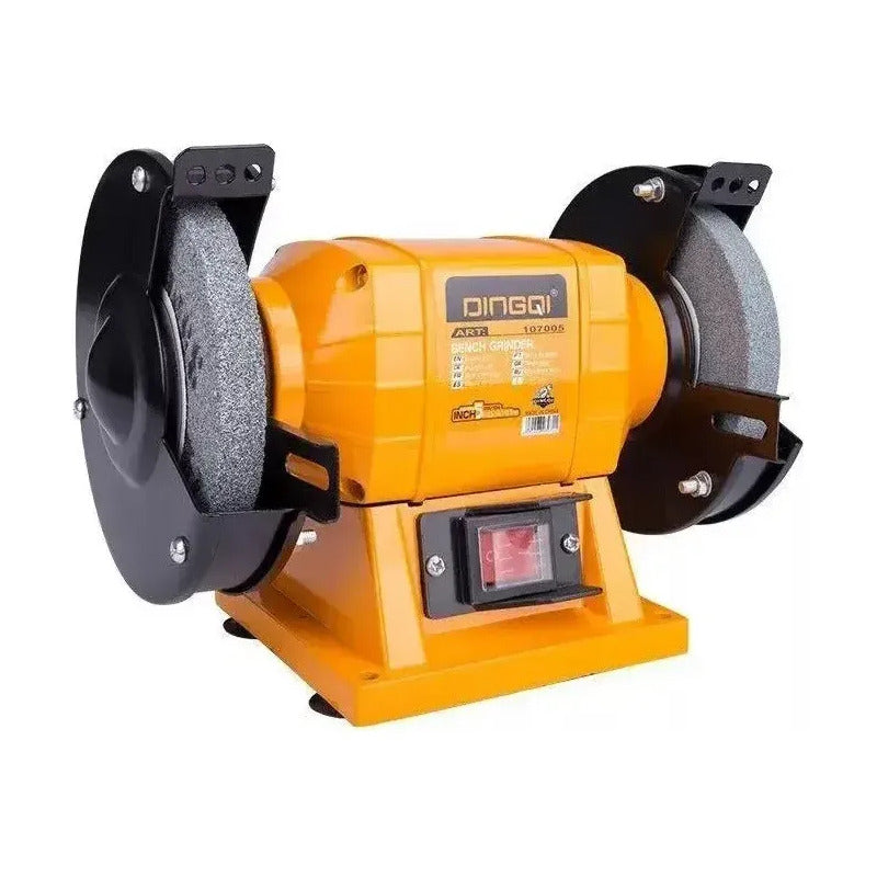 Esmeril De Banco 5 Pulgadas Electrico 200w 2950rpm Amarillo 50/60hz