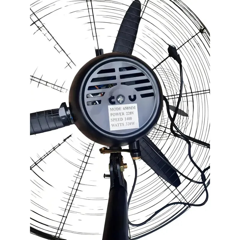 Pack X2 Ventiladores Industriales 30 Pulgadas Alta Potencia 65 Cm Negro 3