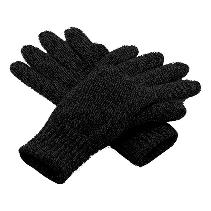 Guante Lana Térmico Para El Clima Frío Polar Colores Surtido Negro