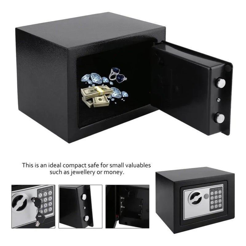 Pack 6 Cajas Fuertes Seguridad Digital Para Anclar A Pared