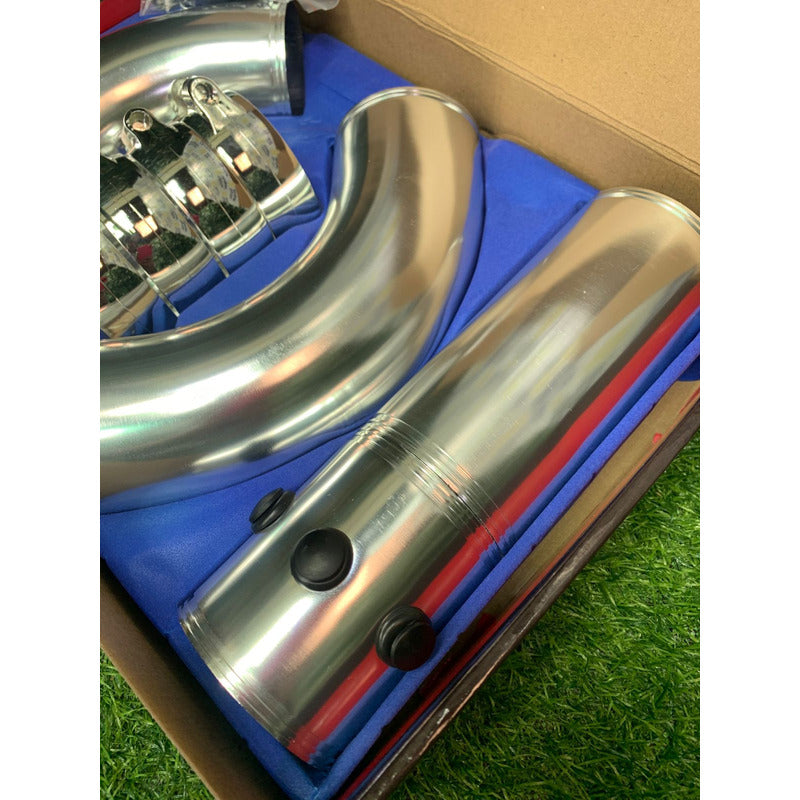 Kit Inducción Intake Admisión Universal Aluminio 77mm 3pulga