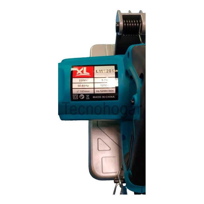 Tronzadora Portatil 1200w Cierra Circular 5200 Rpm Verde