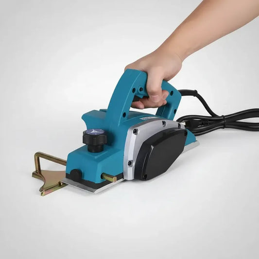 Cepillo Para Madera Carpinteria Eléctrico 220v 1200w Azul Acero