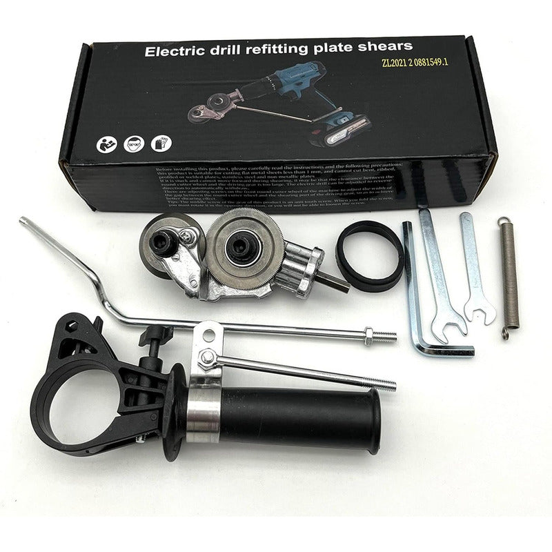Adaptador De Taladro Para Cortador De Laminas Metalicas