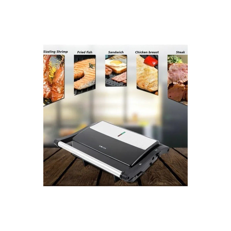 Tostador 2 En 1 Sándwich Y Carnes Eléctrico Pan