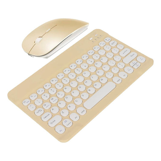 Kit Teclado Mouse Bt Para Windows Apple Android Slim Pastel