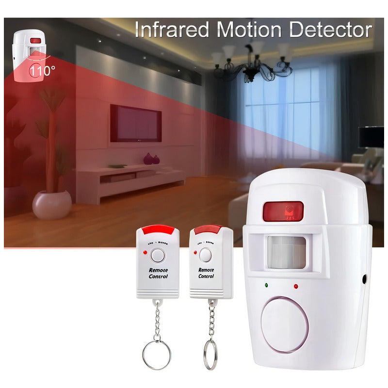 Alarma Sirena Con Sensor 2 Controles / Eshopviña