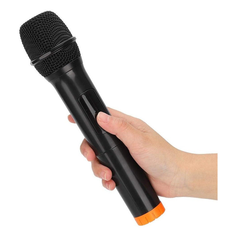 Pack X2 Microfonos Inalámbricos Karaoke Eventos Conferencias Negro