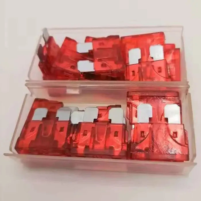 Kit Fusibles 100 Unidades 12/24v Autos Camiones 10a 15a 20a 10a