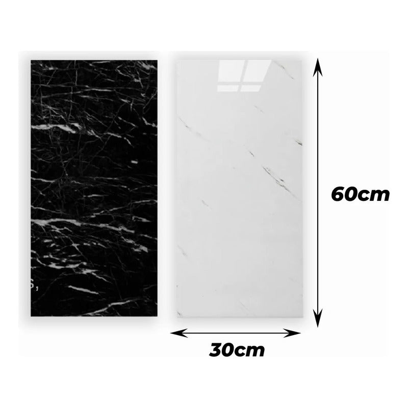 Pack X10 Laminas De Pared Marmoleada Autoadhesiva Lujo Mural