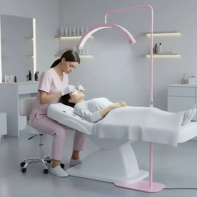 Lámpara Led Lashista Media Luna Pestañas Cejas Manicure Uñas