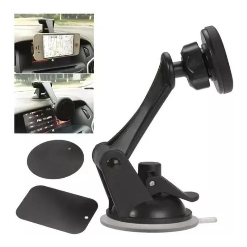 Soporte Para Telefono Base Porta Celular Auto Iman Incluido