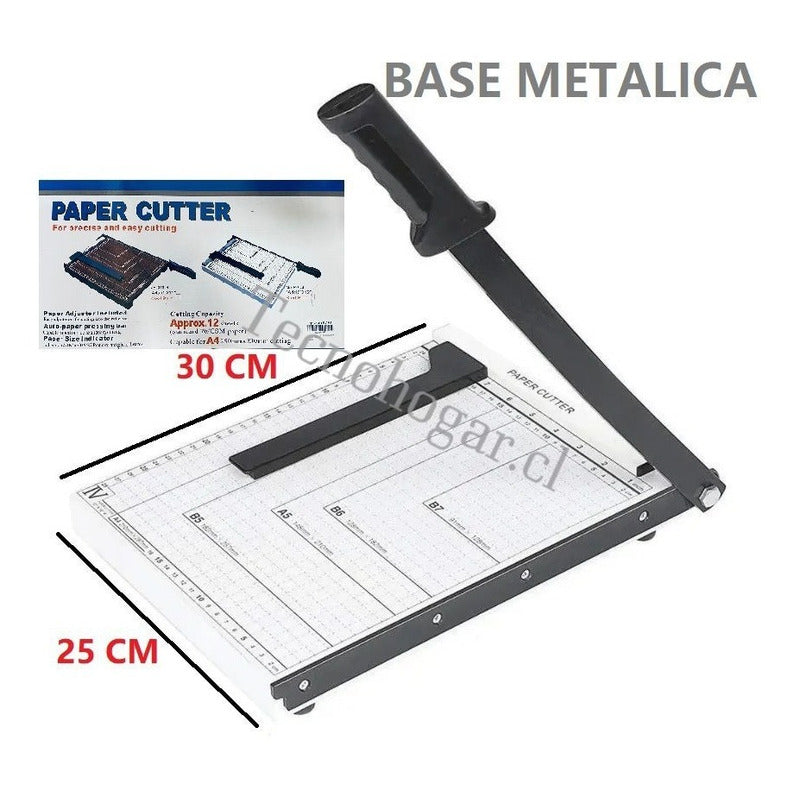 Cortadora De Papel Carta Guillotina Metálica  Fotos A4