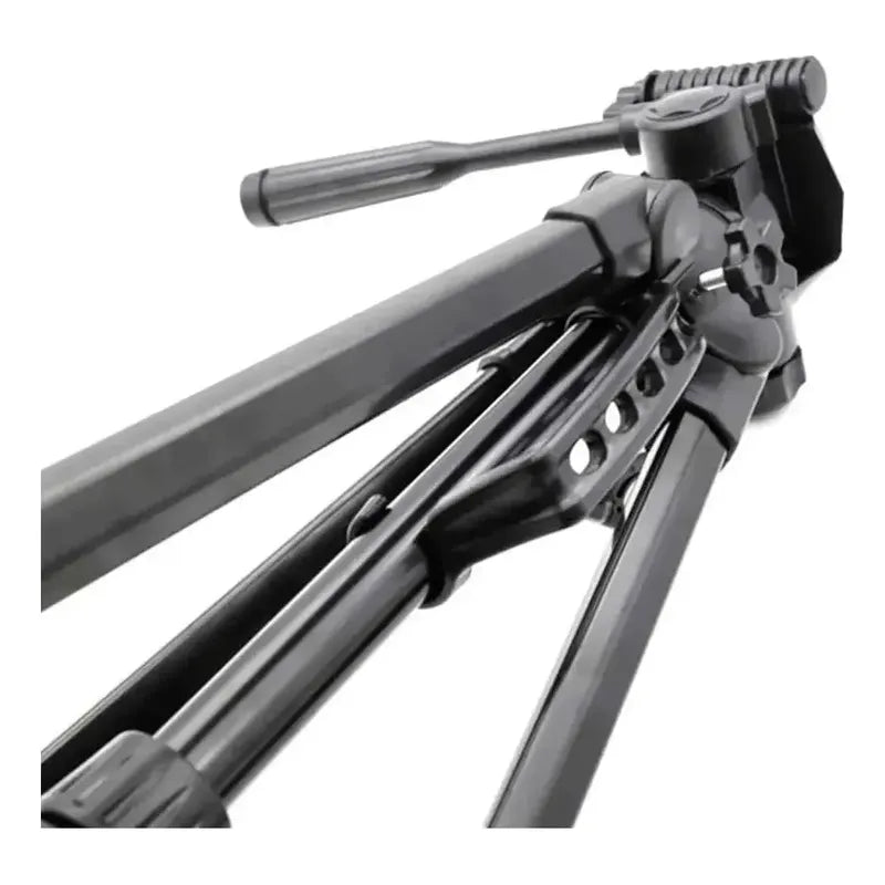 Trípode Aluminio 1.7mts Profesional Compatible Celular Camar Negro