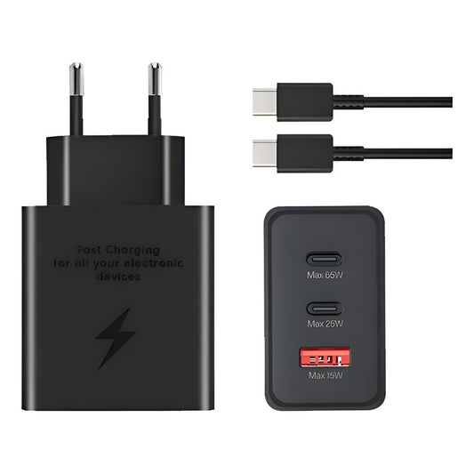 Cargador Tipo C Carga Rapida 65w Negro