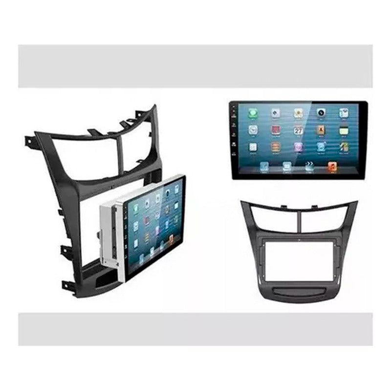 Bisel Chevrolet New Sail + Pantalla Radio Android 9 Pulgadas