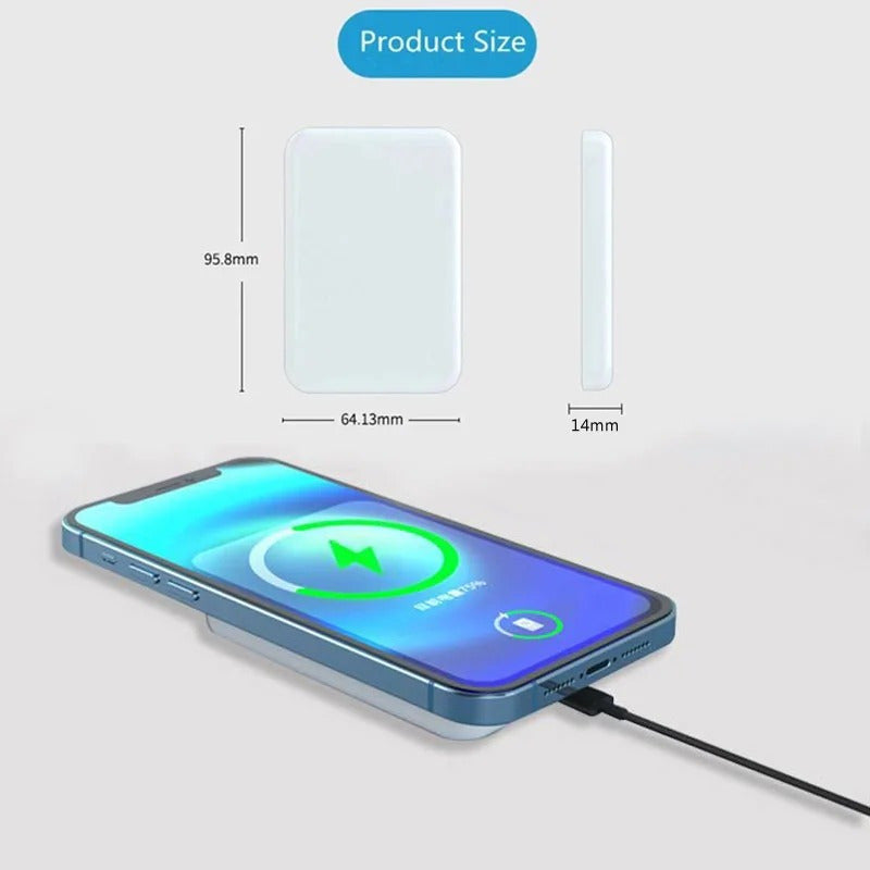 Power Bank Magnetico Portátil  Cargador Inalambrico