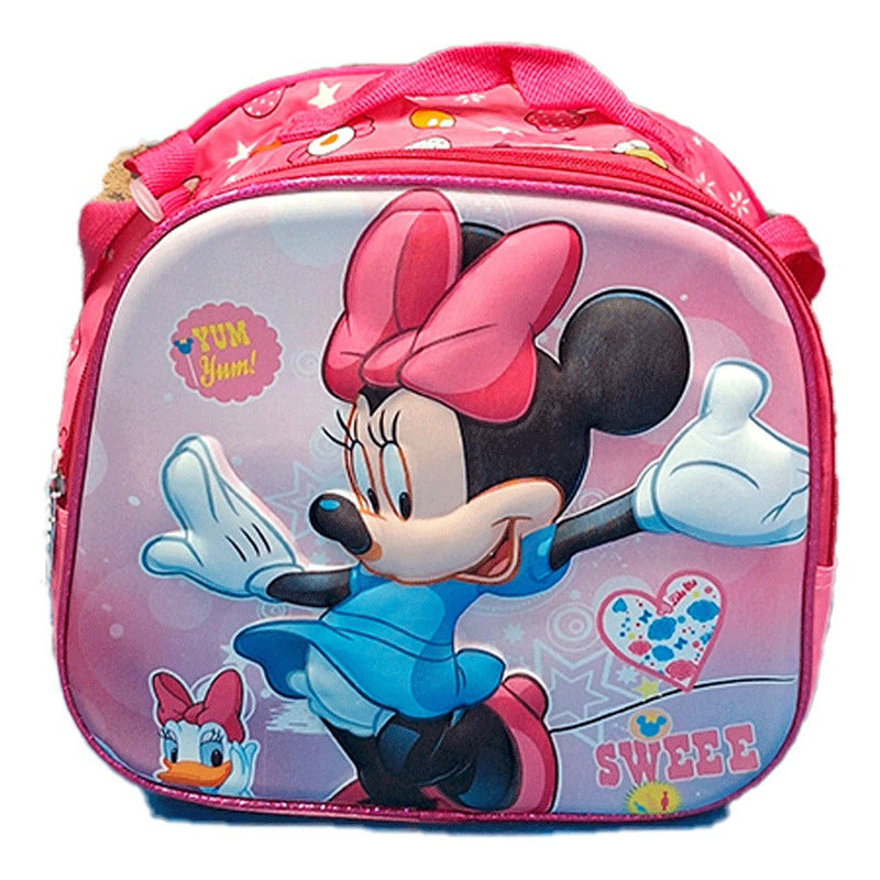Mochila Con Diseños Bolso 3 En 1 Cartuchera Y Lonchera