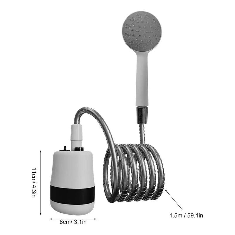 Ducha Portátil Electrica Camping Regadera Portatil Exterior
