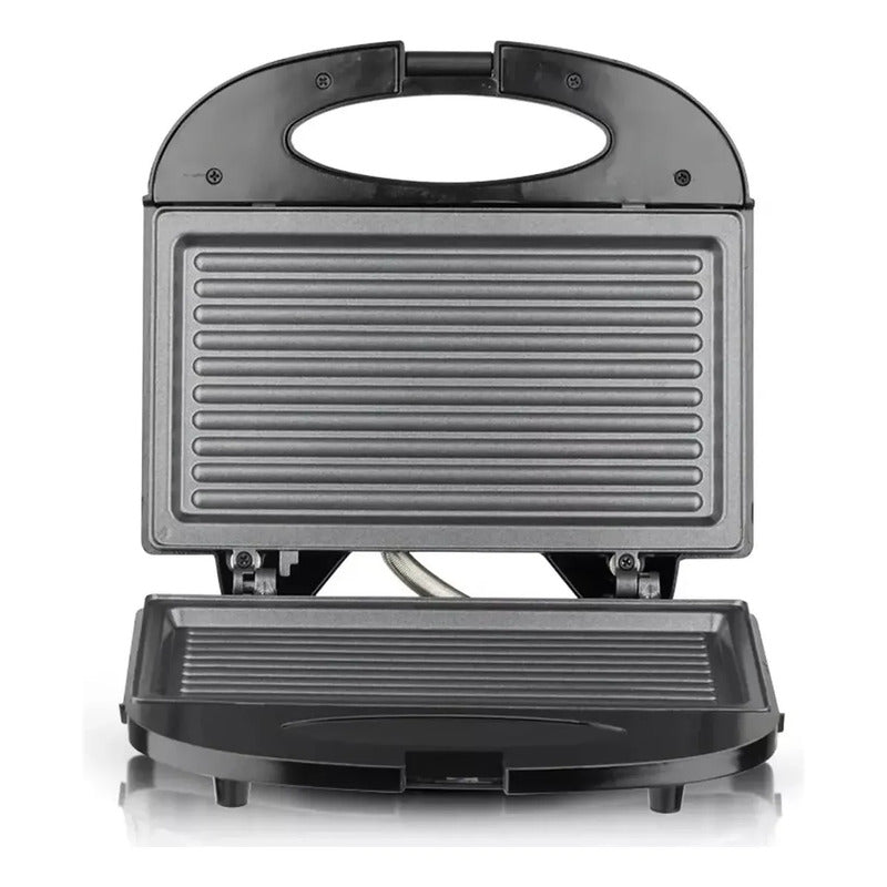 Tostador Sandwichera Grill Para Pan Carne 2 En 1 P Negro