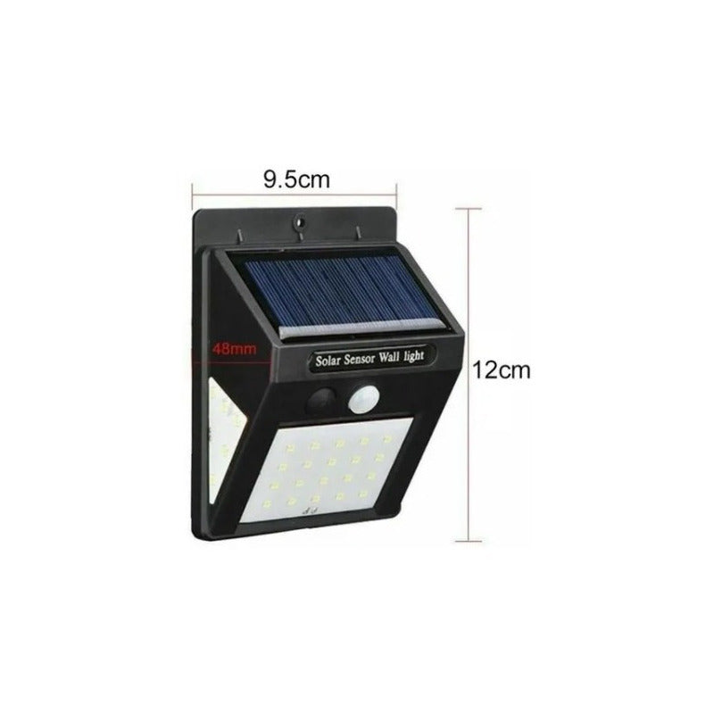Aplique Solar 30 Led, Mas Led Q Otros Modelos, Envio Gratis