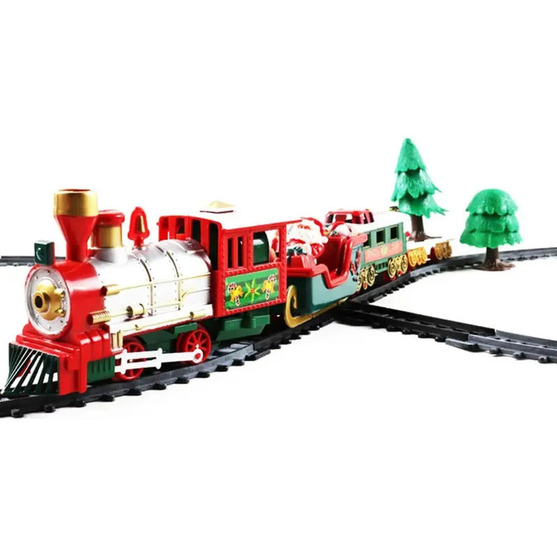 Tren Navideño Con Música Clásico Express Juguete Santa