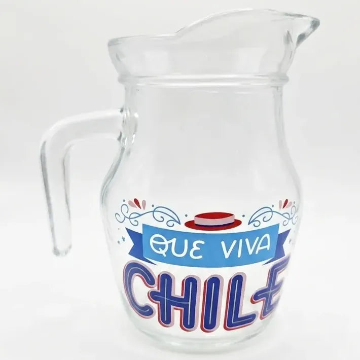 Set 6 Vasos Lorito Viva Chile 500ml Terremoto Fiesta Patrias Que Viva Chile