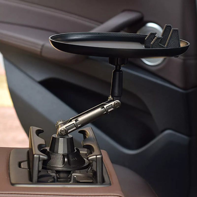 Mesa Bandeja Para Comida Y Porta Vasos Autos Suvs Camionetas Negro