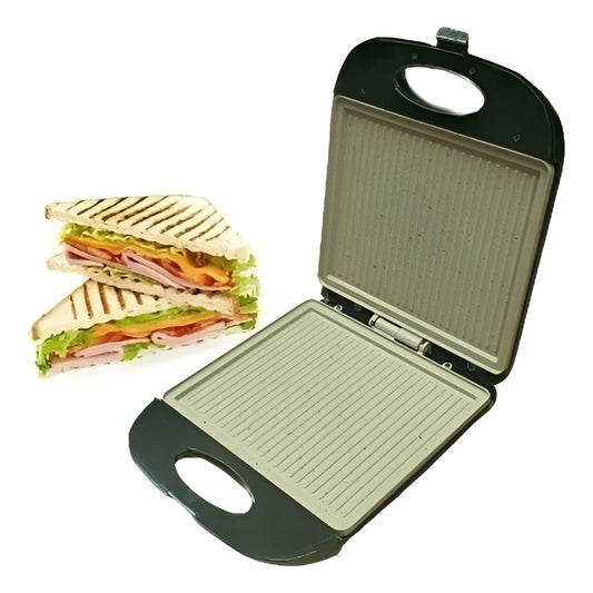 Tostador Eléctrico Grande 2 En 1 Sanguchera Plancha Doble