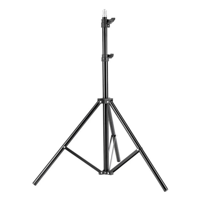 Soporte Para Aro De Luz Pie De Flash  2,1 Metros Profesional Negro