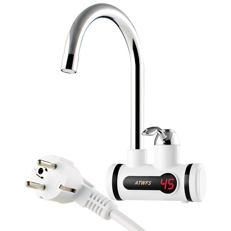 Llave Agua Caliente Y Fría Eléctrica, Adaptador, Envio Grati Blanco