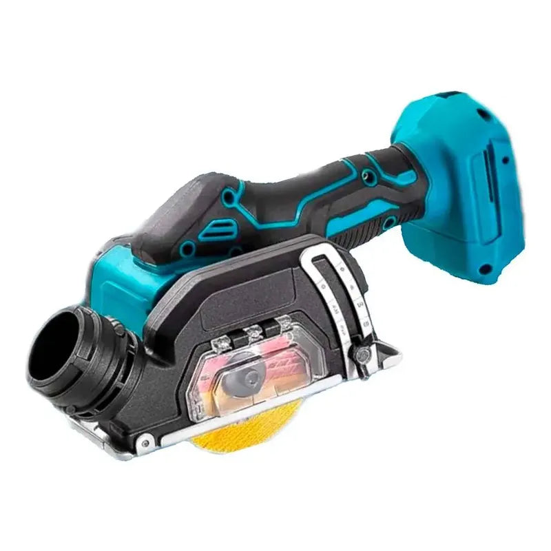 Mini Esmeril Amoladora Angular Inalámbrico Dos Baterias Azul Acero 50/60hz