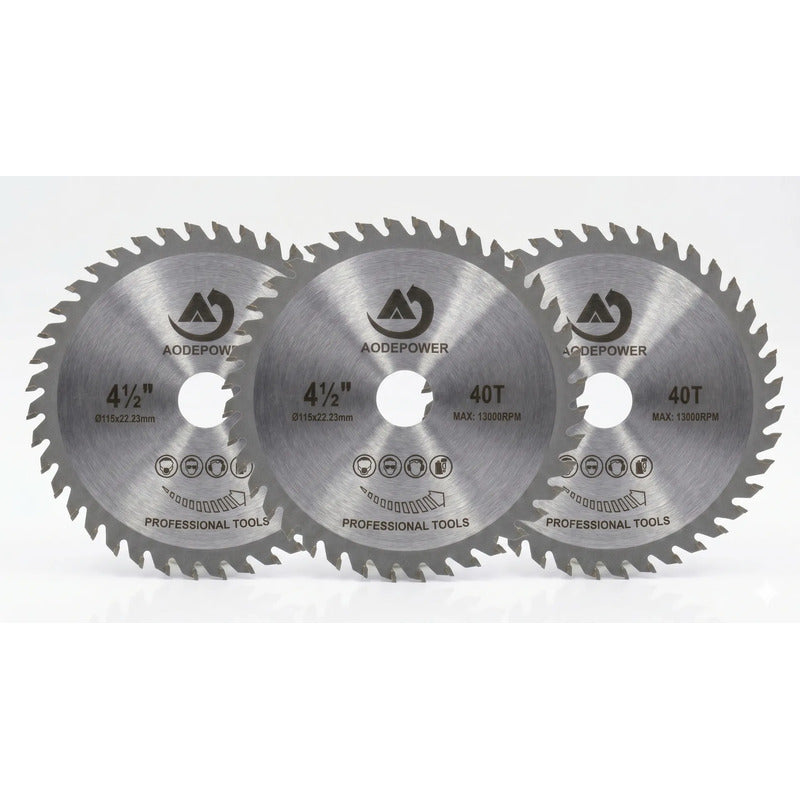 Kit Corte Pro: Sierra Circular Inalámbrica + 2 Baterías + Disco 50 Azul + 3 Discos 40d Madera 4,5''