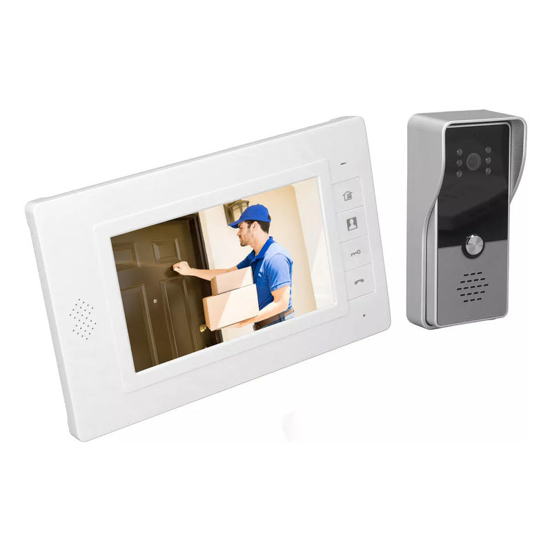 Video Portero Hd Pantalla 7  Sistema Uso De Voz Y Video