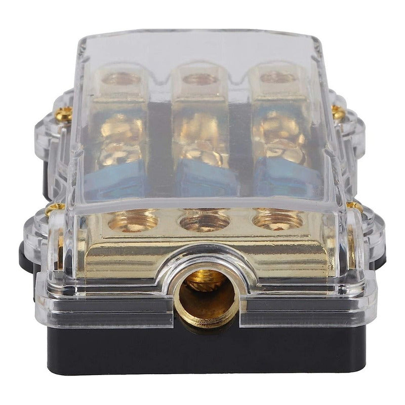 Bloque De Distribución Negativo Portafusibles 3 Vías