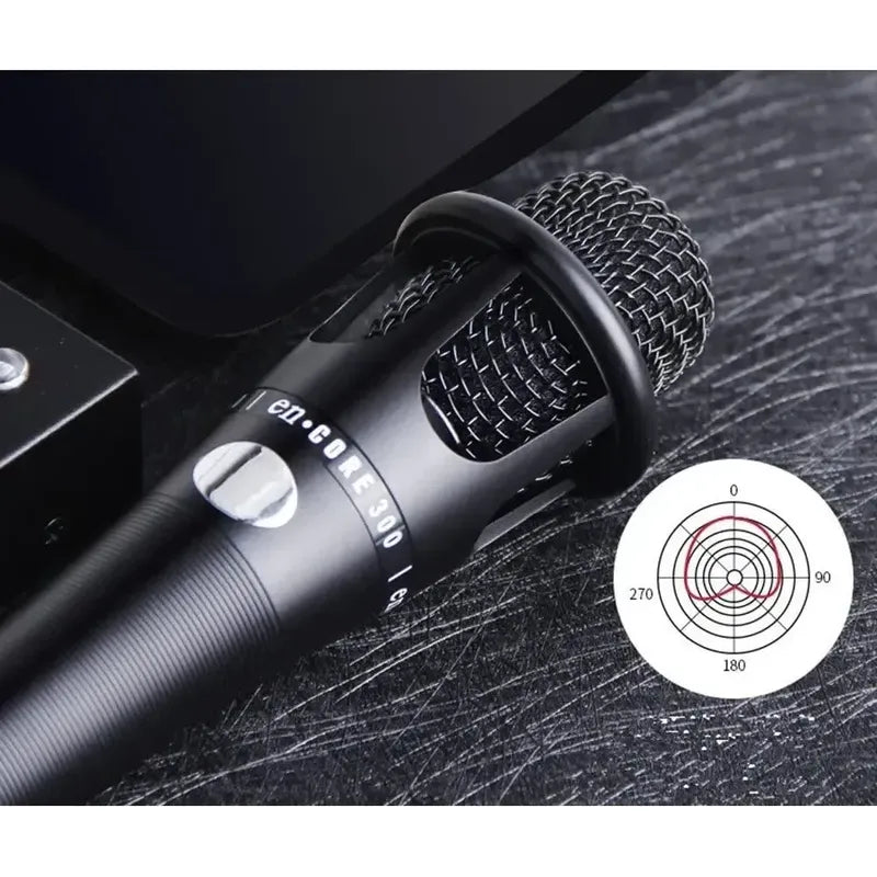 Tarjeta De Sonido V8 + Micrófono Condensador Usb Audifono Negro