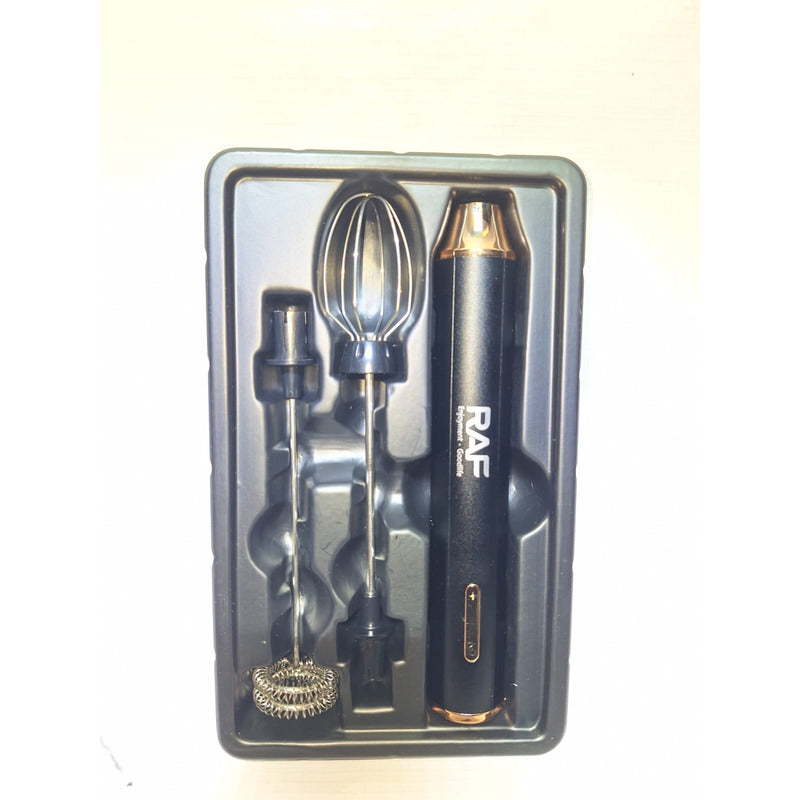 Batidora Electrica 2 En 1 Mezclador Espumador Recargable