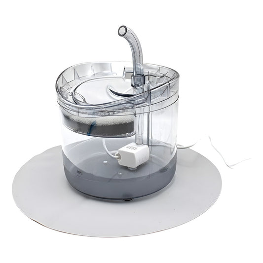 Bebedero De Agua Automatico Gatos Perros Dispensador Transparente